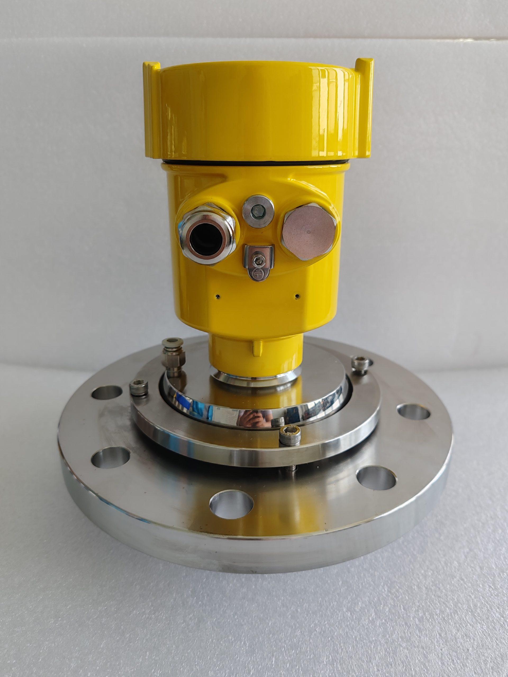 80 GHz radar level meter KJD-80 with DN80 stainless flange — front view
